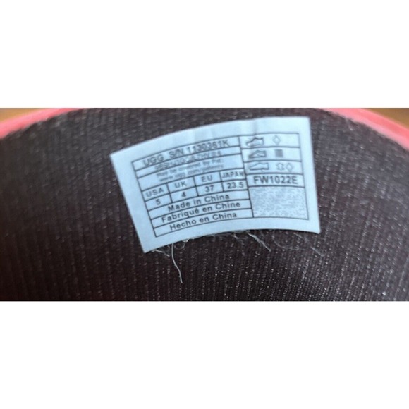 Men’s SAMBA RED UGG DRIZLITA RAIN SNOW BOOTS 1130361K Size 5 Fits Women’s 8.5-9 - Picture 6 of 7